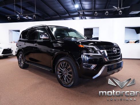 Used 2021 Nissan Armada Platinum w/ Captain's Chairs Package image 9