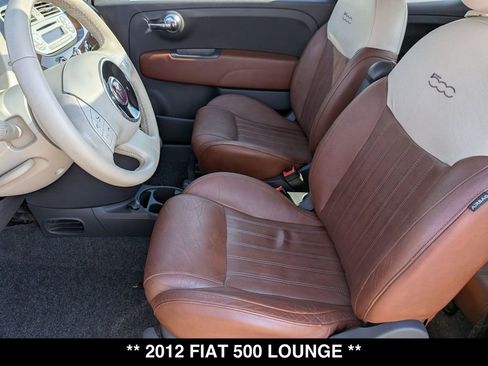 Used 2012 FIAT 500 Lounge w/ Luxury Leather Pkg FWD image 17