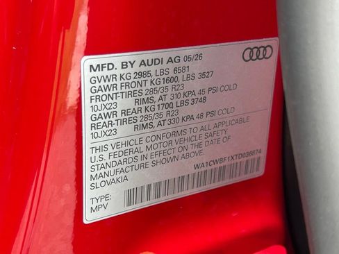 New 2026 Audi SQ8 Prestige AWD/4WD image 58