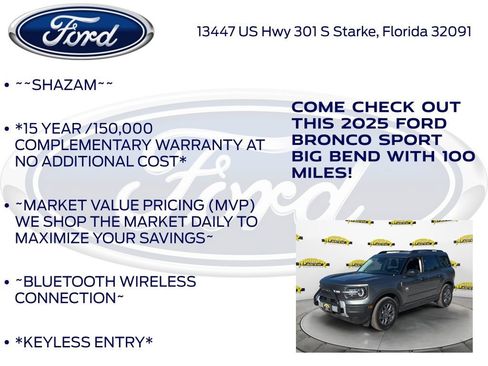 New 2025 Ford Bronco Sport Big Bend AWD/4WD image 5