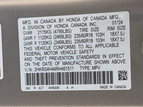 Certified 2024 Honda CR-V EX image 29
