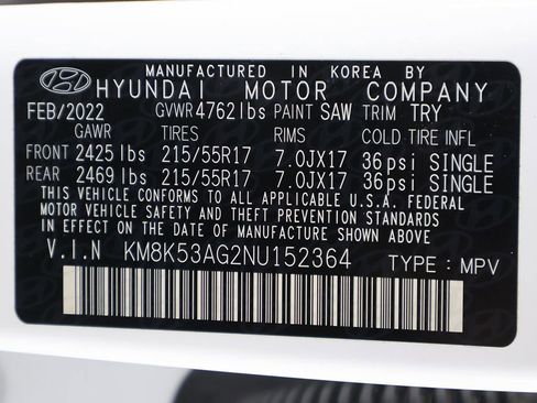 Used 2022 Hyundai Kona Limited FWD image 47