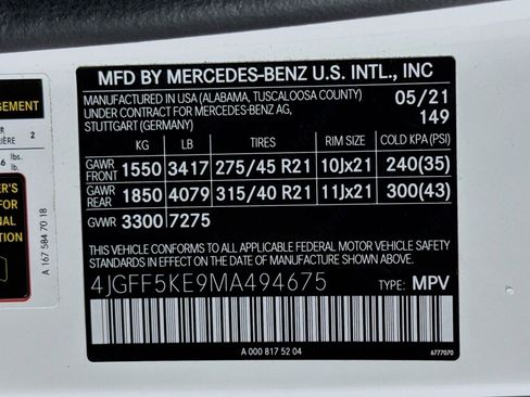 Certified 2021 Mercedes-Benz GLS 450 4MATIC image 26