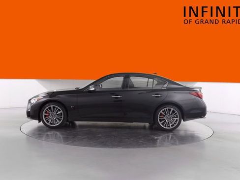 Used 2023 INFINITI Q50 Red Sport 400 w/ Black Opal Edition image 4