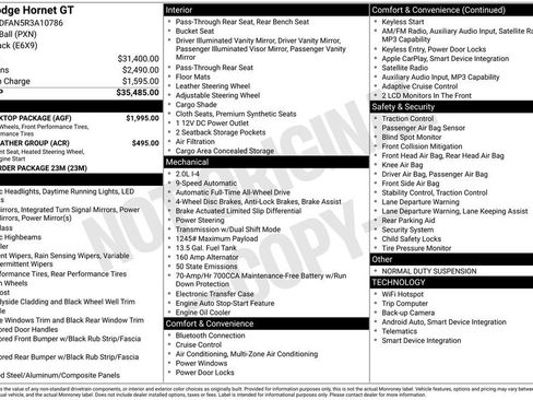 Used 2024 Dodge Hornet GT w/ GT Blacktop Package AWD/4WD image 2