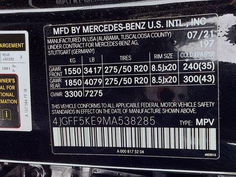 Used 2021 Mercedes-Benz GLS 450 4MATIC image 12