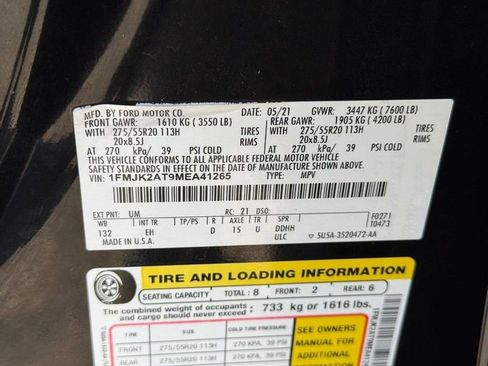 Used 2021 Ford Expedition Max Limited AWD/4WD image 32