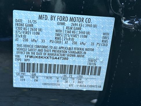 New 2026 Ford Explorer ST-Line w/ ST-Line Street Pack image 24