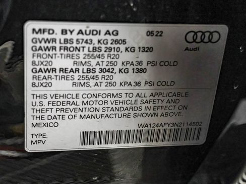 Used 2022 Audi SQ5 Premium Plus w/ Premium Plus Package image 51