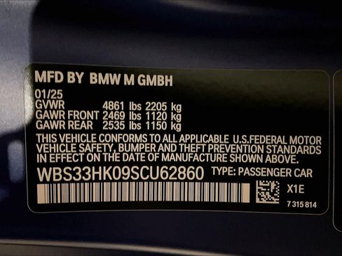 Used 2025 BMW M4 xDrive Competition w/ M Carbon Exterior Package AWD/4WD image 33