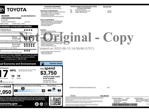 Used 2022 Toyota 4Runner SR5 Premium image 3