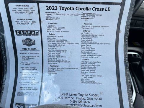 Certified 2023 Toyota Corolla Cross LE AWD/4WD image 27