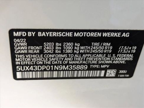 Used 2022 BMW X3 sDrive30i w/ Convenience Package image 24