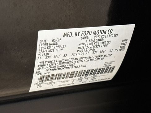 Used 2022 Ford Explorer ST w/ Equipment Group 401A AWD/4WD image 36