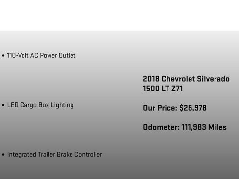 Used 2018 Chevrolet Silverado 1500 LT w/ All Star Edition AWD/4WD image 18