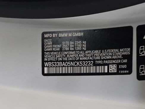Used 2022 BMW M4 xDrive Competition w/ Executive Package AWD/4WD image 32