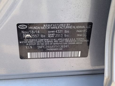 Used 2015 Hyundai Sonata ECO FWD image 33