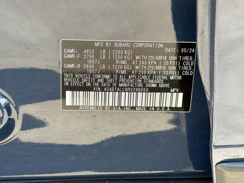 Certified 2024 Subaru Outback Onyx Edition w/ Popular Package #2 AWD/4WD image 42
