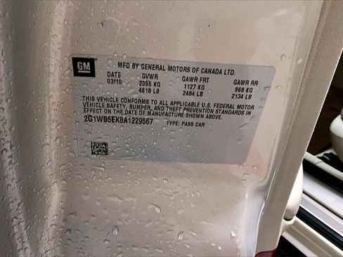 Used 2010 Chevrolet Impala LT w/ Luxury Edition Package image 17