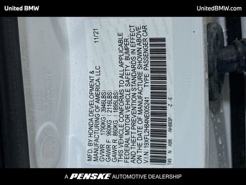 Used 2022 Honda Civic Sport image 13