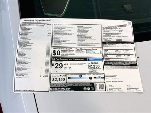 New 2026 BMW 330i xDrive Sedan w/ M Sport Package AWD/4WD image 22