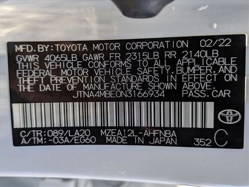 Used 2022 Toyota Corolla XSE w/ Carpet Mat Package (TMS) FWD image 23