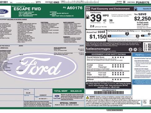 Used 2023 Ford Escape ST-Line w/ Equipment Group 301A FWD image 7