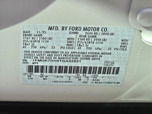 New 2026 Ford Explorer Active RWD image 18