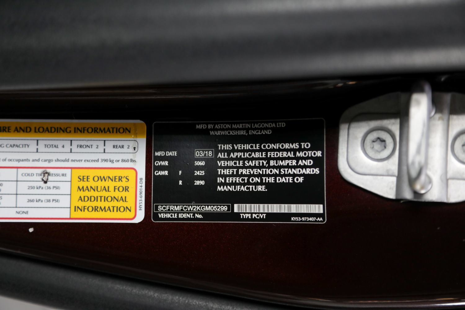 Used 2019 Aston Martin DB11 Volante RWD image 62