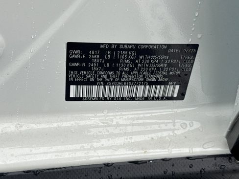 New 2025 Subaru Crosstrek 2.5i Limited w/ Popular Package #4A image 27