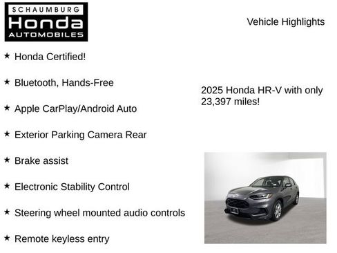Used 2025 Honda HR-V LX image 14