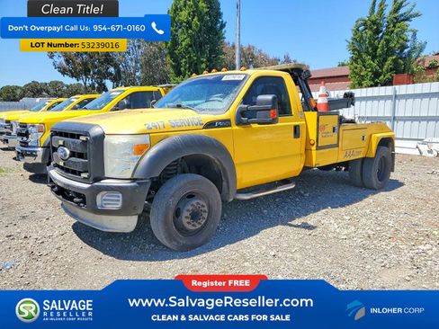 Used 2012 Ford F550 2WD Regular Cab Super Duty w/ Payload Upgrade Pkg image 1
