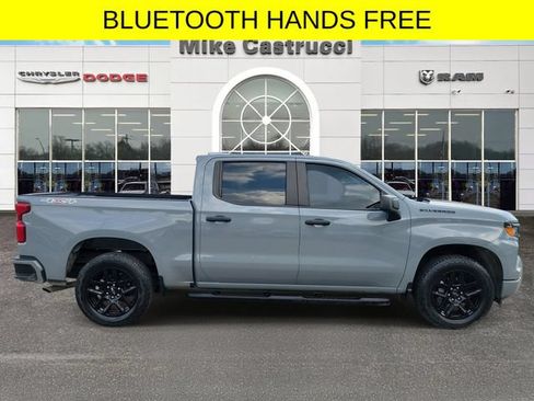 Used 2024 Chevrolet Silverado 1500 Custom w/ Turbomax Blackout Package AWD/4WD image 3