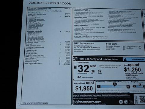 New 2026 MINI Cooper S image 39