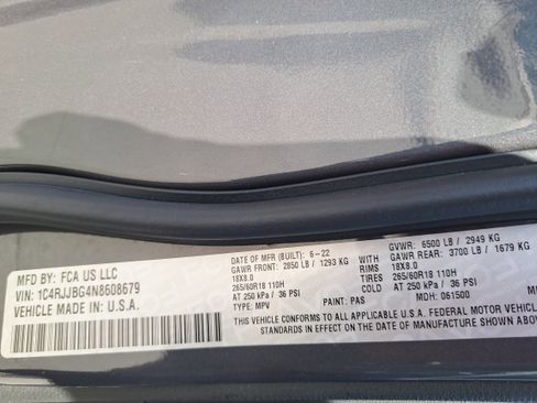 Used 2022 Jeep Grand Cherokee L Limited RWD image 37