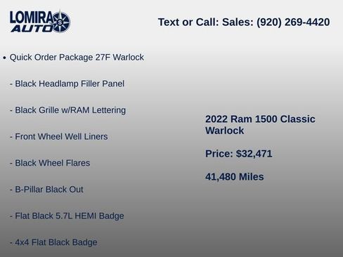 Used 2022 RAM 1500 Warlock AWD/4WD image 7