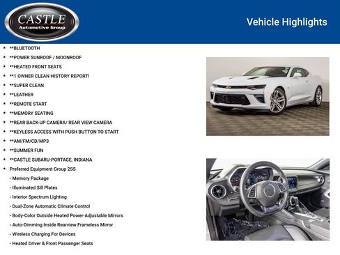 Used 2016 Chevrolet Camaro SS RWD image 3