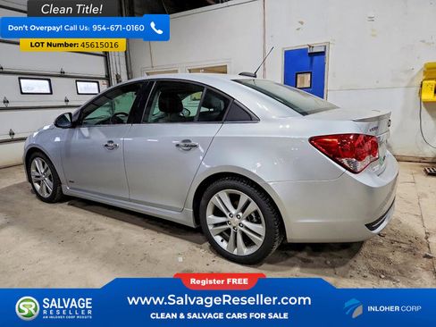 Used 2015 Chevrolet Cruze LTZ w/ Sun, Sound and Sport Package image 3