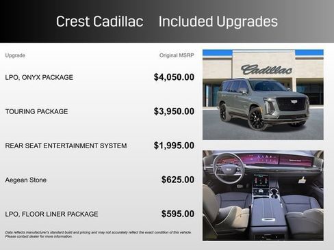 Certified 2026 Cadillac Escalade Sport w/ LPO, ONYX Package image 6