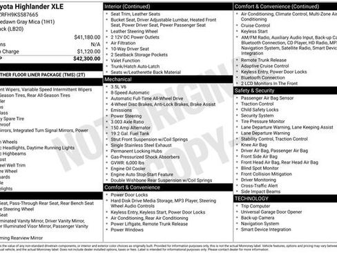 Used 2019 Toyota Highlander XLE image 40