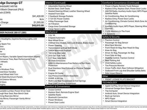 Used 2024 Dodge Durango GT image 2