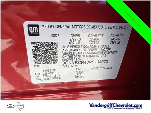 Certified 2024 Chevrolet Blazer LT w/ Convenience Package FWD image 31