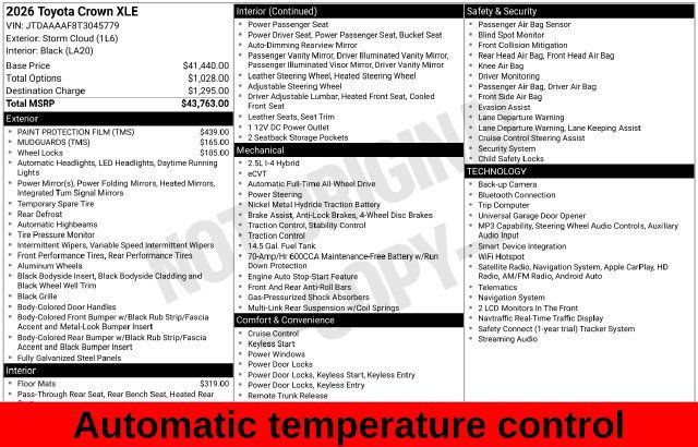 Used 2026 Toyota Crown AWD/4WD image 17