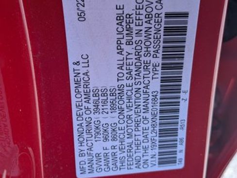 Used 2022 Honda Civic Sport image 16