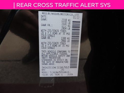 Used 2022 Nissan Murano SL w/ SL Moonroof Package image 18