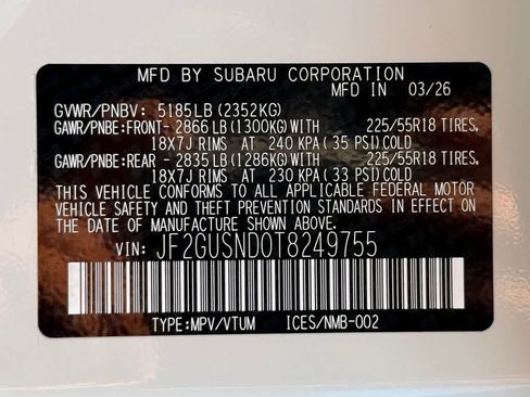 New 2026 Subaru Crosstrek 2.5i Limited AWD/4WD image 22