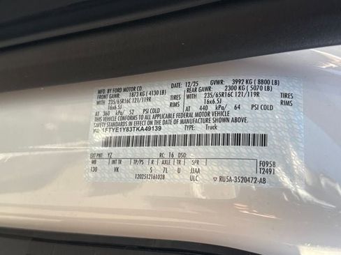 New 2026 Ford Transit 150 Low Roof w/ Load Area Protection Package image 25