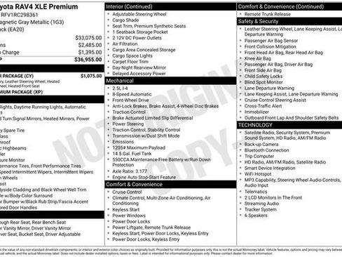 Used 2024 Toyota RAV4 XLE Premium w/ Weather Package FWD image 40