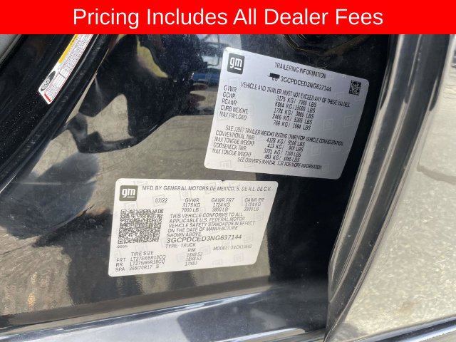 Used 2022 Chevrolet Silverado 1500 Custom Trail Boss AWD/4WD image 36