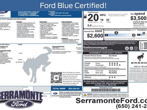 Used 2025 Ford Bronco Outer Banks AWD/4WD image 16